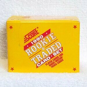 3/$25 1990 Score MLB Rookie & Traded Card Set BNIB!!